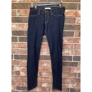 Flying Monkey Low Rise blue Skinny Stretch Jeans Jeggings EUC SZ: 27 Dark Wash